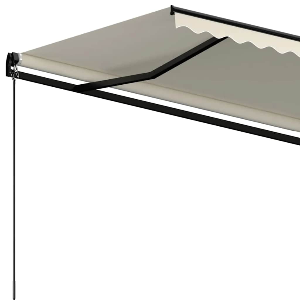 Tenda da Sole Retrattile Manuale 450x300 cm Crema