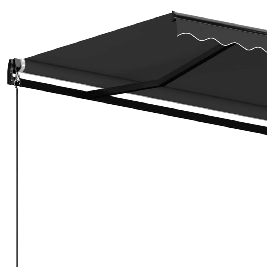 Tenda da Sole Retrattile Manuale 450x300 cm Antracite
