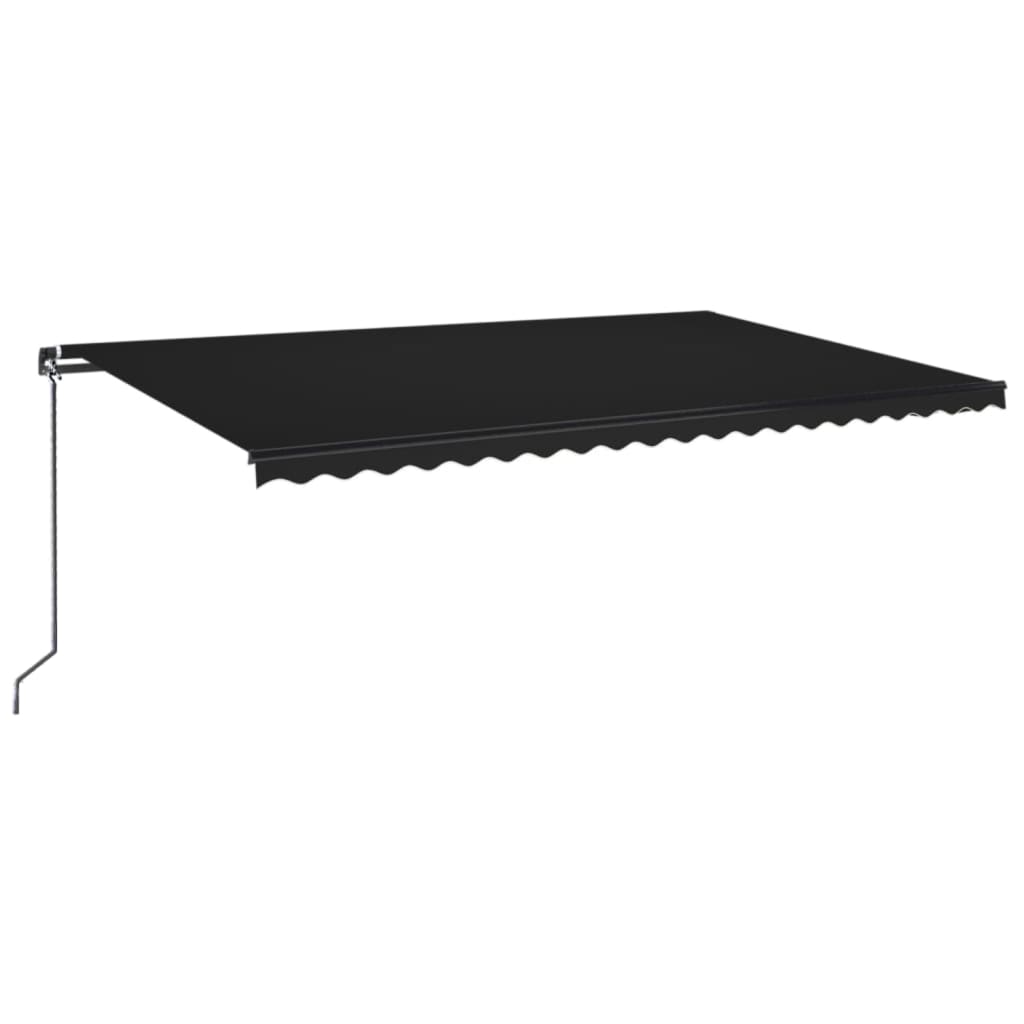 Tenda da Sole Retrattile Manuale 500x300 cm Antracite