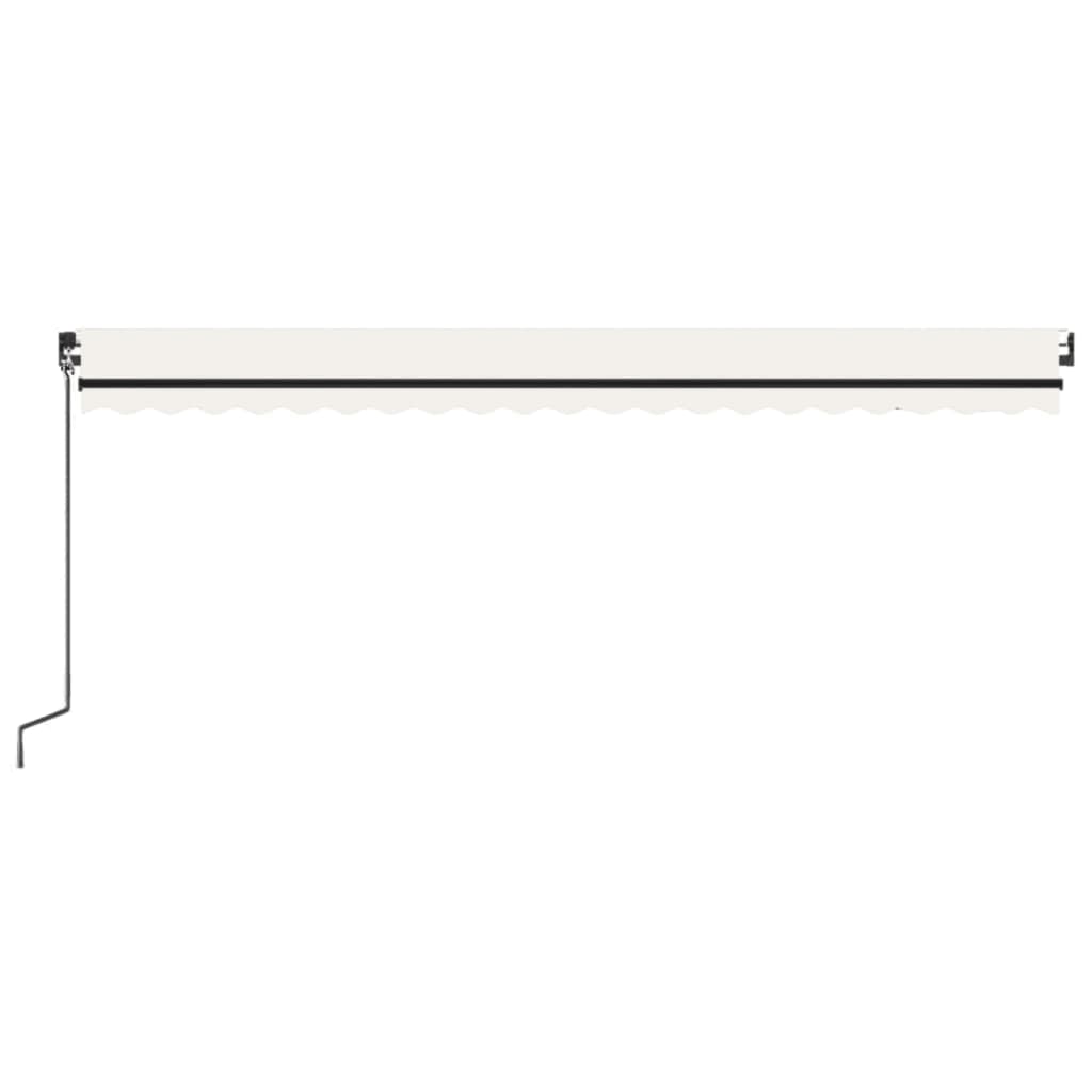 Tenda retrattile Crema 500 × 300 cm Poliestere