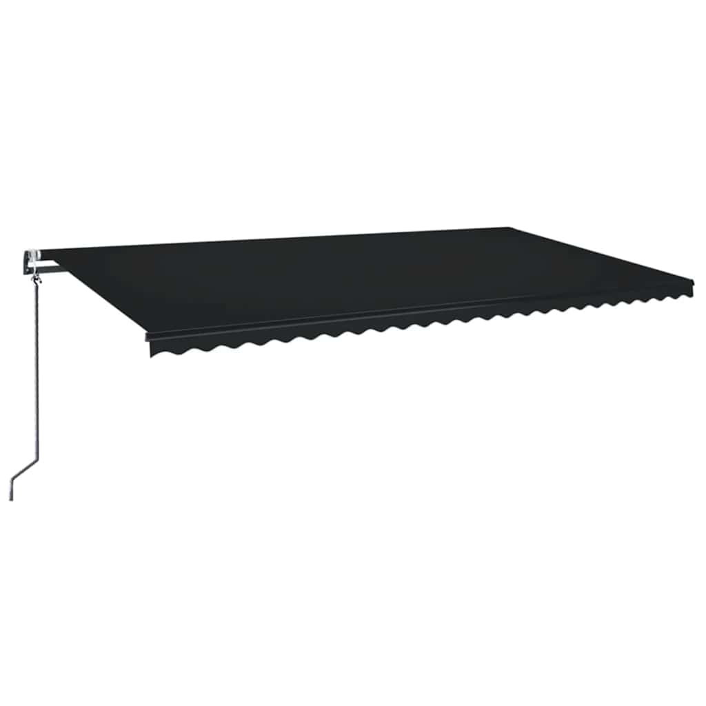 Tenda Automatica con Sensore Vento e LED 600x300 cm Antracite