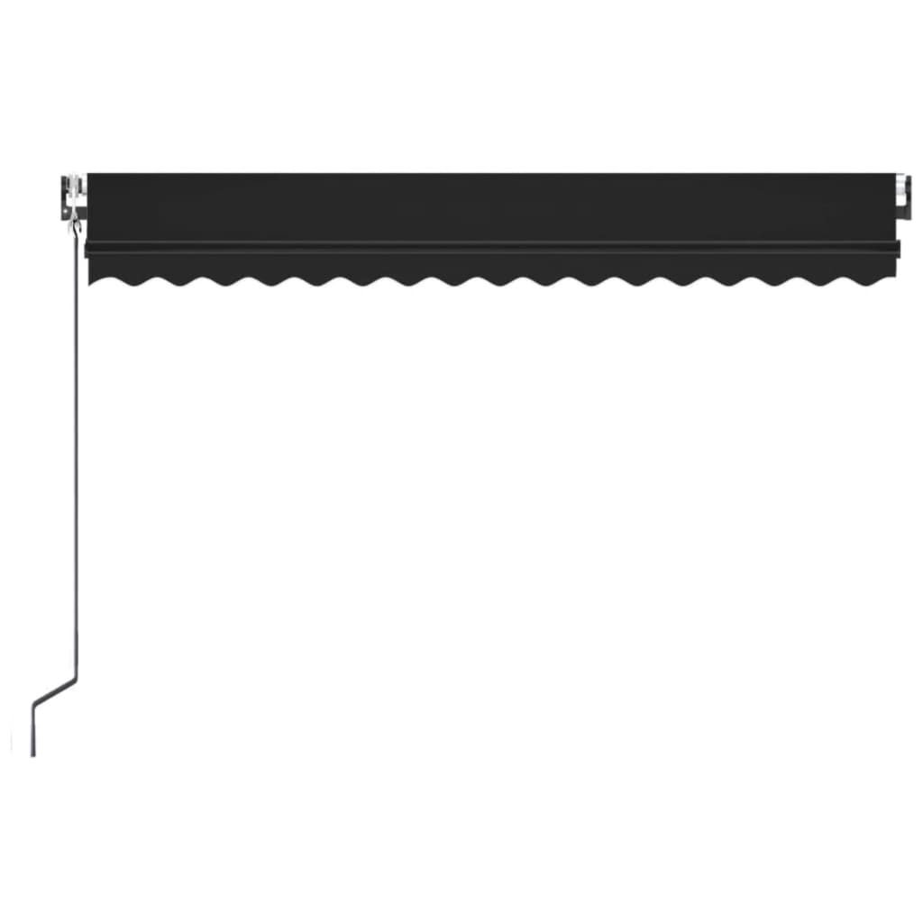 Tenda retrattile Antracite 400 × 350 cm Poliestere