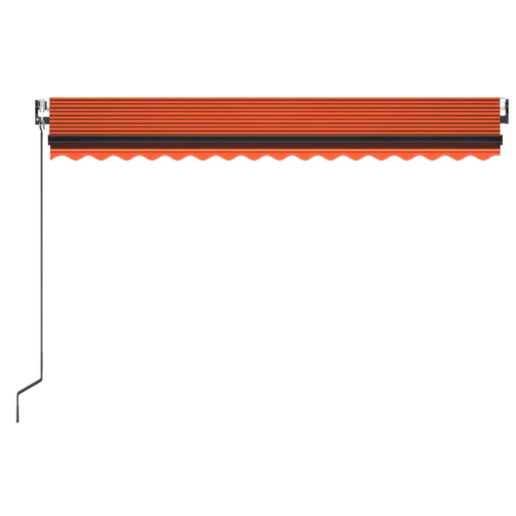 Tenda da Sole Retrattile Automatica 450x350 cm Arancio Marrone