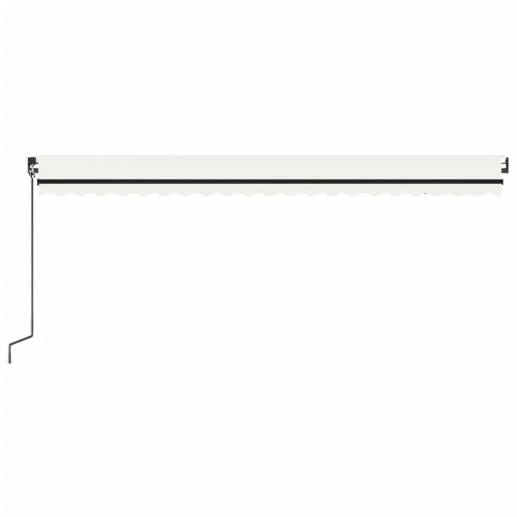 Tenda da Sole Retrattile Automatica 500x350 cm Crema