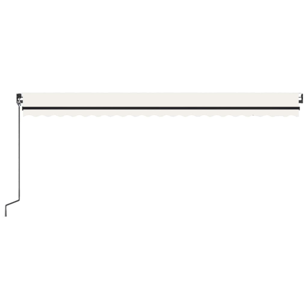 Tenda retrattile Crema 500 × 350 cm Poliestere