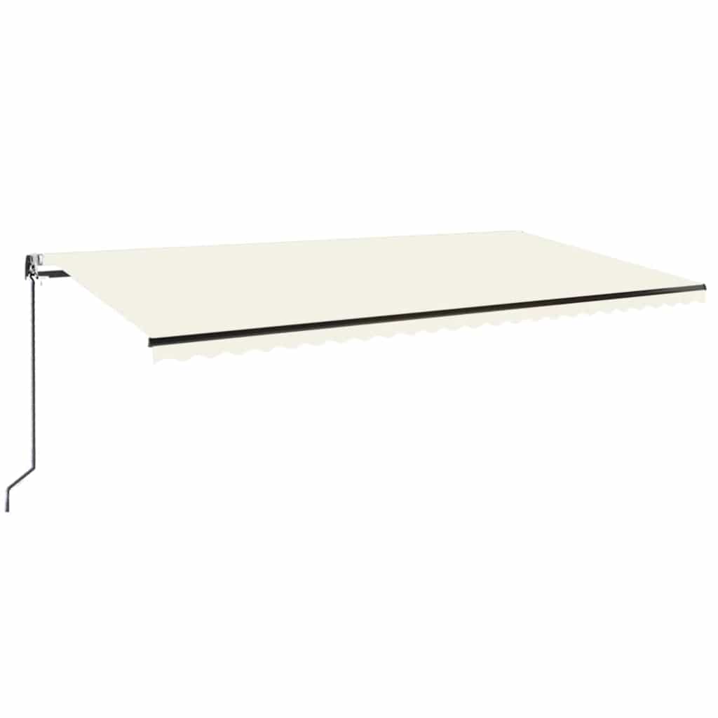 Tenda da Sole Retrattile Automatica 600x350 cm Crema