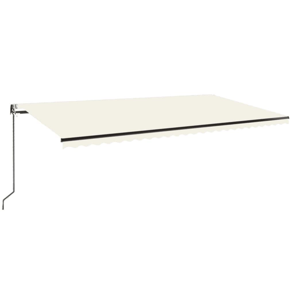 Tenda retrattile Crema 600 × 350 cm Poliestere