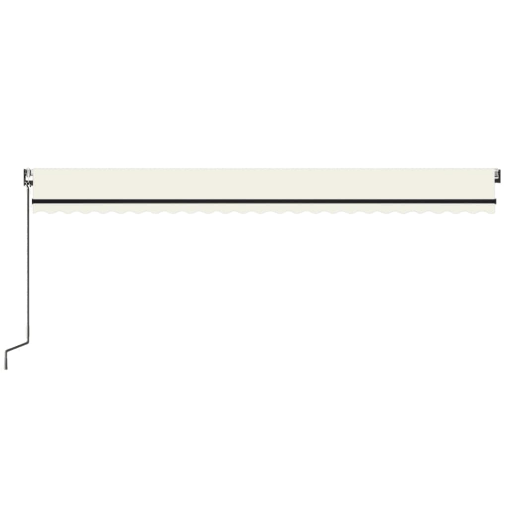 Tenda retrattile Crema 600 × 350 cm Poliestere