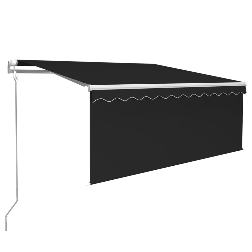 Tenda Automatica Parasole LED Sensore Vento 3x2,5m Antracite