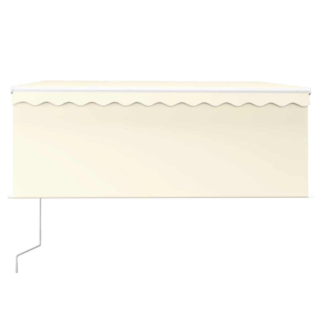 Tenda Sole Retrattile Automatica con Parasole 3,5x2,5 m Crema