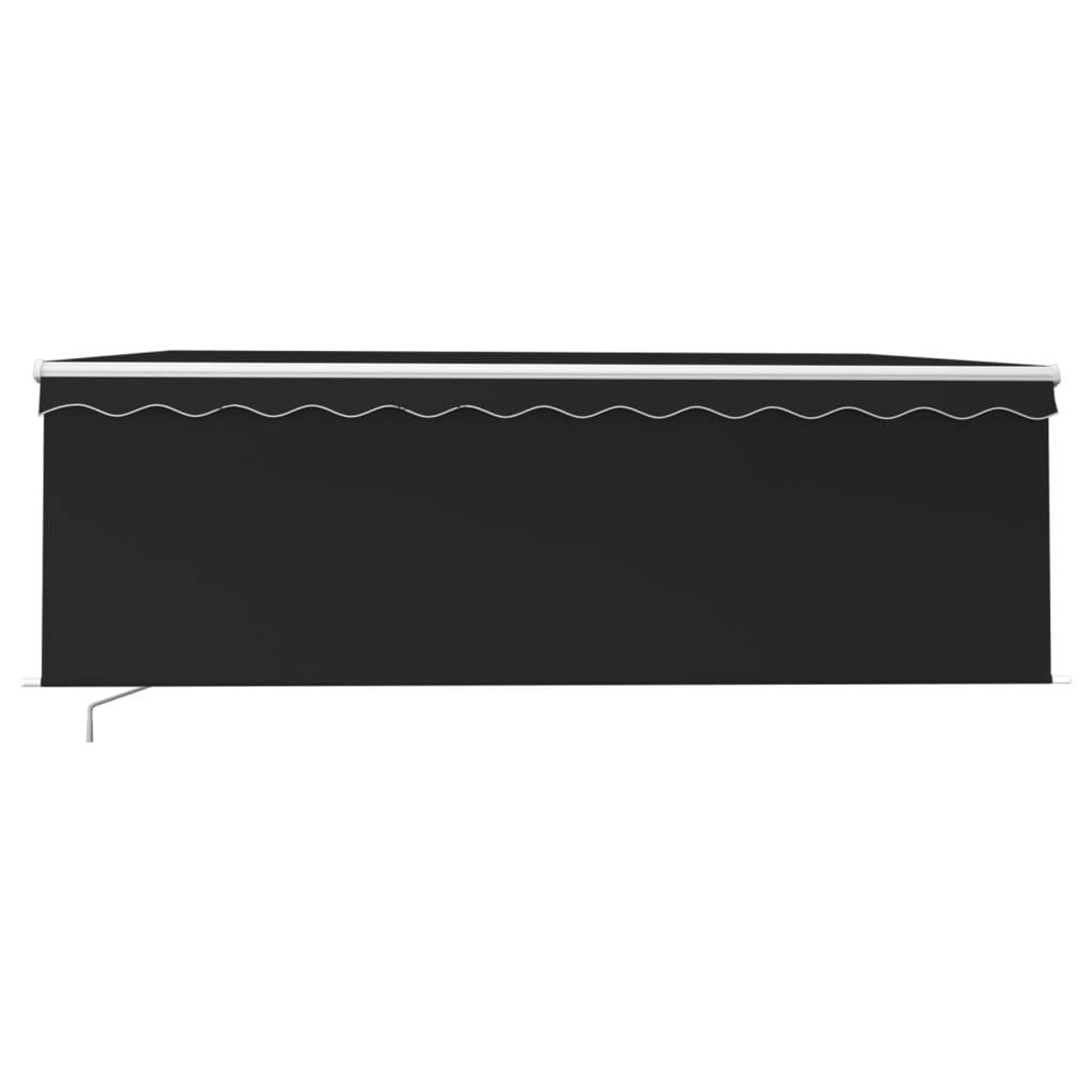 Tenda retrattile Antracite 4 × 3 m Poliestere