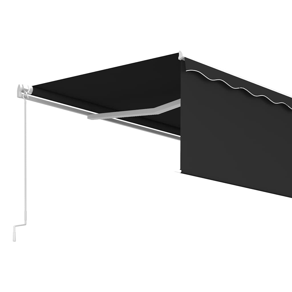 Tenda retrattile Antracite 5 x 3 m Poliestere