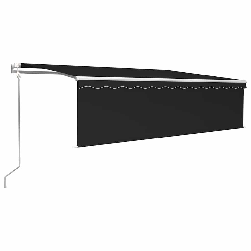 Tenda Automatica con Parasole Sensore Vento e LED 5x3 Antracite