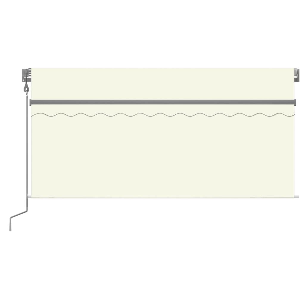 Tenda Sole Retrattile Automatica con Parasole 3,5x2,5 m Crema