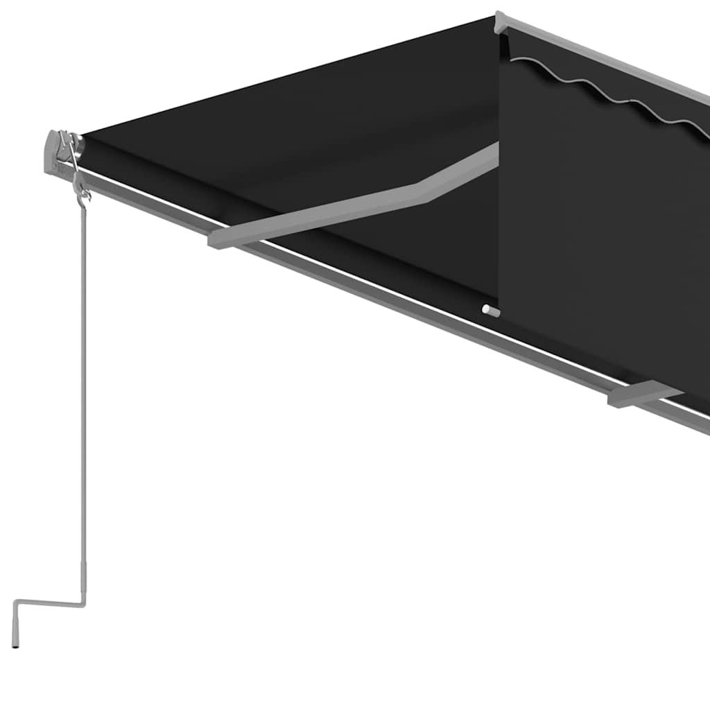 Tenda Retrattile Automatica con Parasole 3,5x2,5 m Antracite