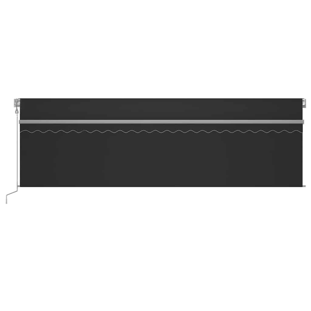 Tenda Sole Retrattile Automatica Parasole 5x3 m Antracite