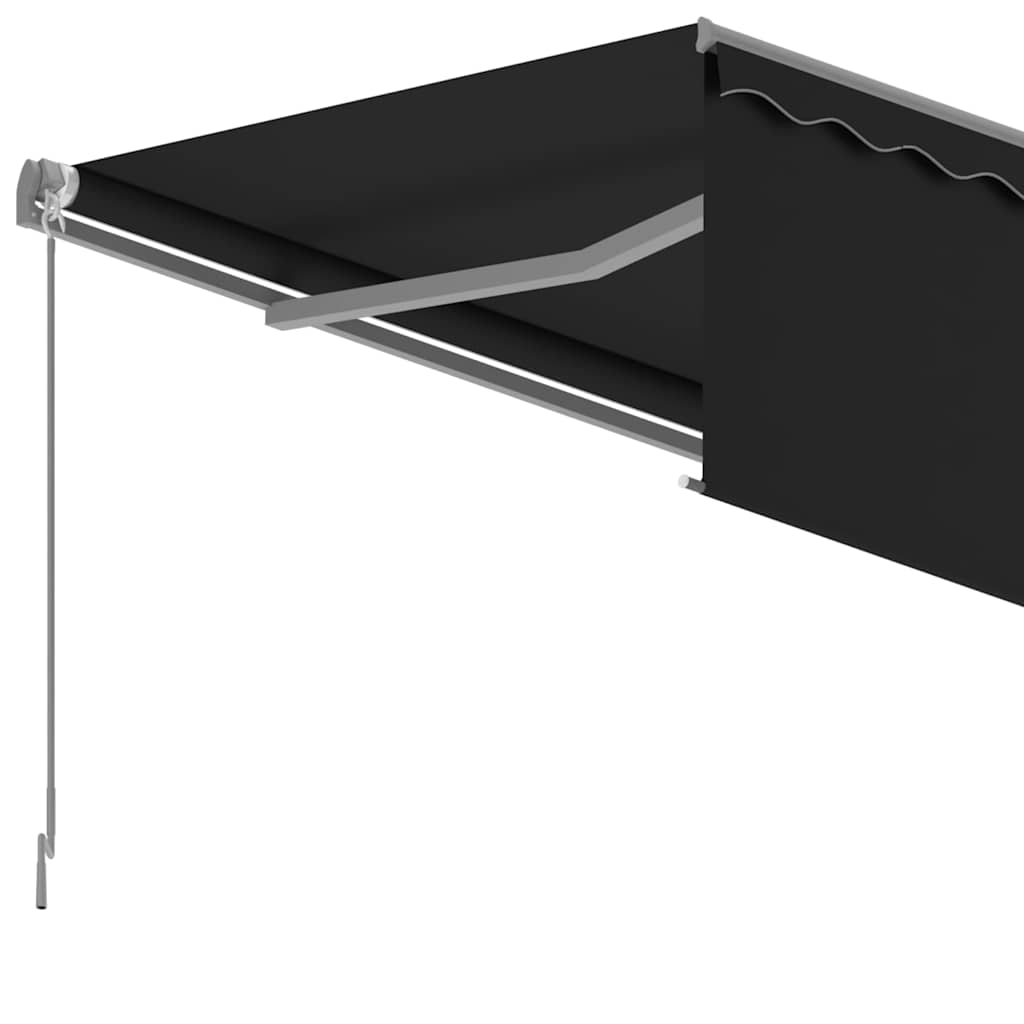 Tenda Sole Retrattile Automatica Parasole 5x3 m Antracite