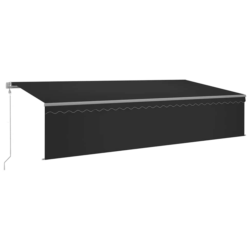 Tenda Automatica con Parasole Sensore Vento e LED 6x3 Antracite