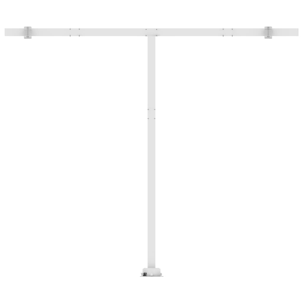 Tenda da Sole Manuale Autoportante 300x250 cm Gialla/Bianca