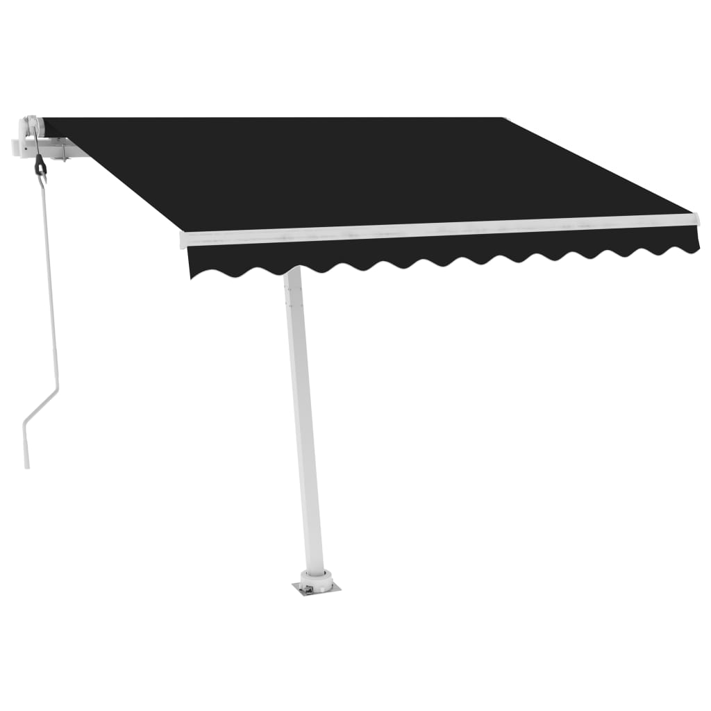 Tenda Automatica con Sensore Vento e LED 300x250 cm Antracite