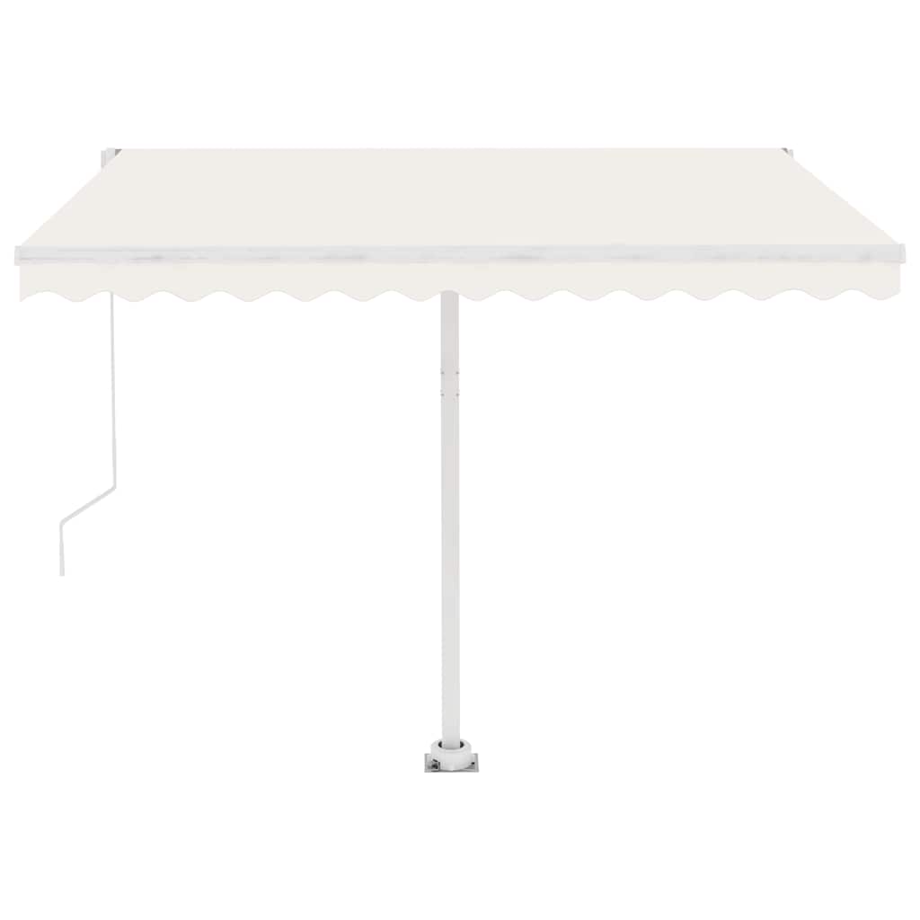 Tenda da Sole Manuale Autoportante Manuale 350x250 cm Crema