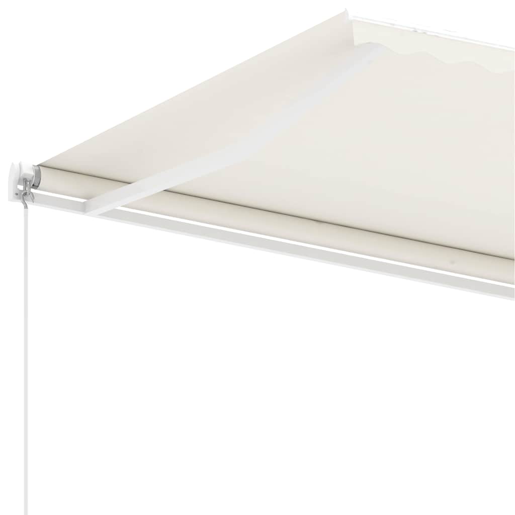 Tenda da Sole Manuale Autoportante Manuale 350x250 cm Crema