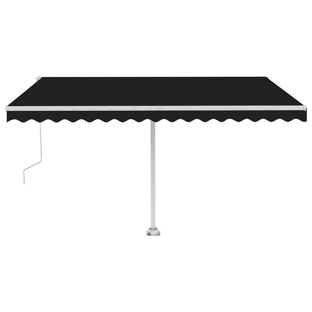 Tenda Automatica con Sensore Vento e LED 400x300 cm Antracite
