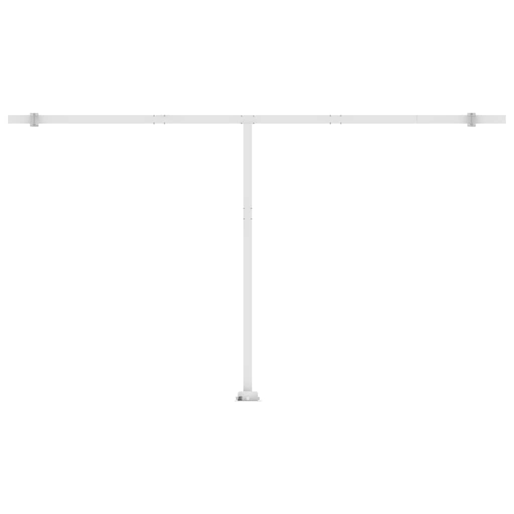 Tenda da Sole Retrattile Manuale con LED 500x300 cm Antracite