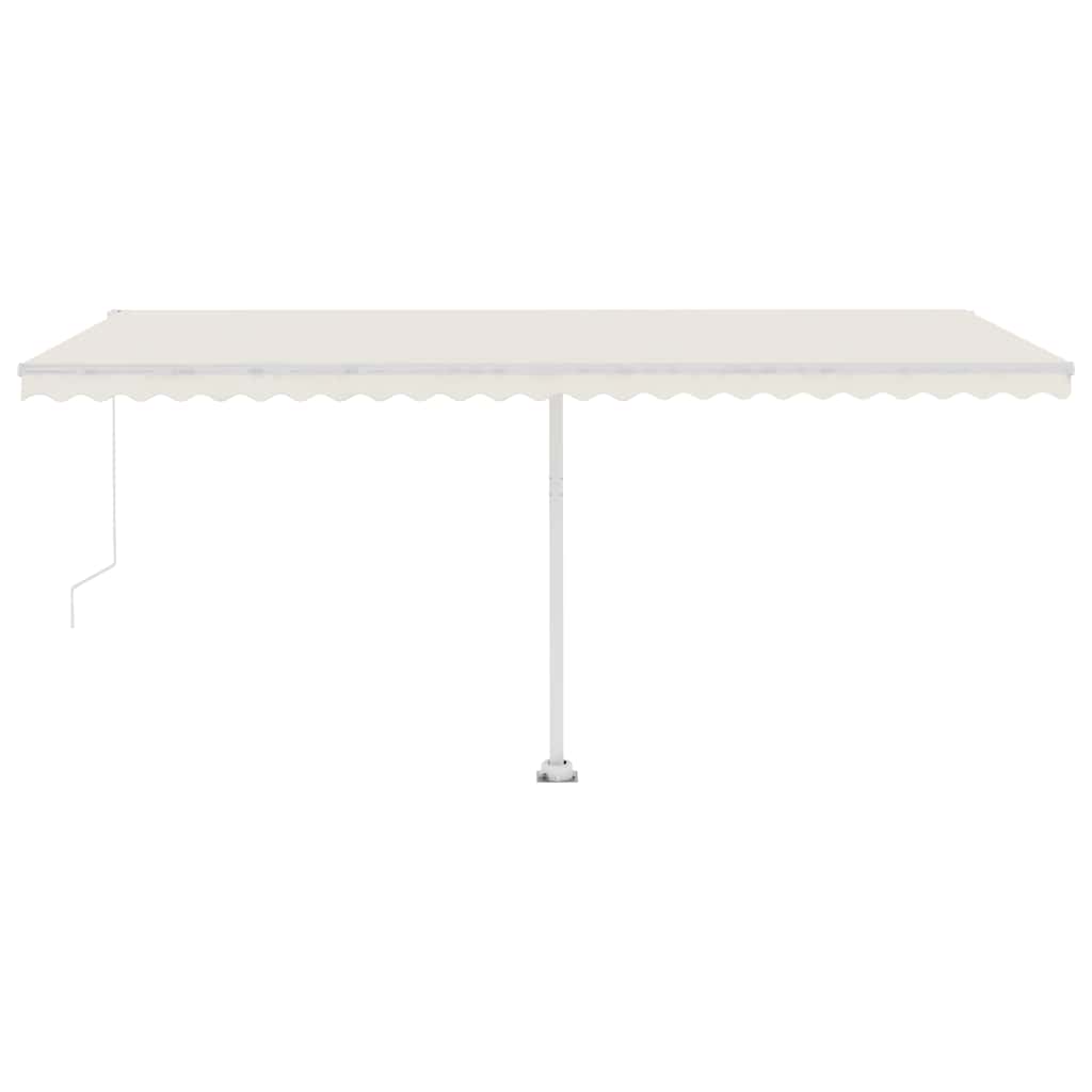 Tenda da Sole Manuale Autoportante 500x350 cm Crema