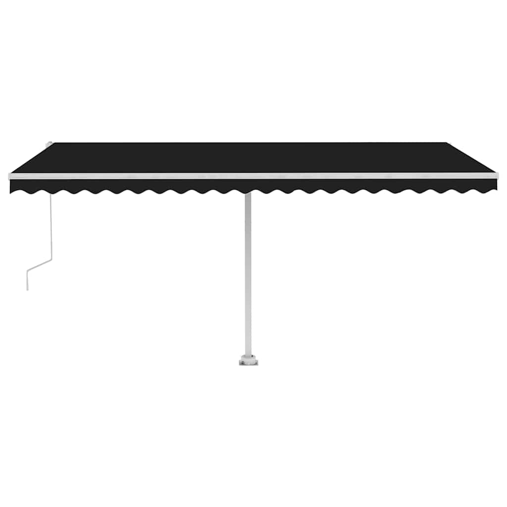 Tenda Automatica con Sensore Vento e LED 500x350 cm Antracite