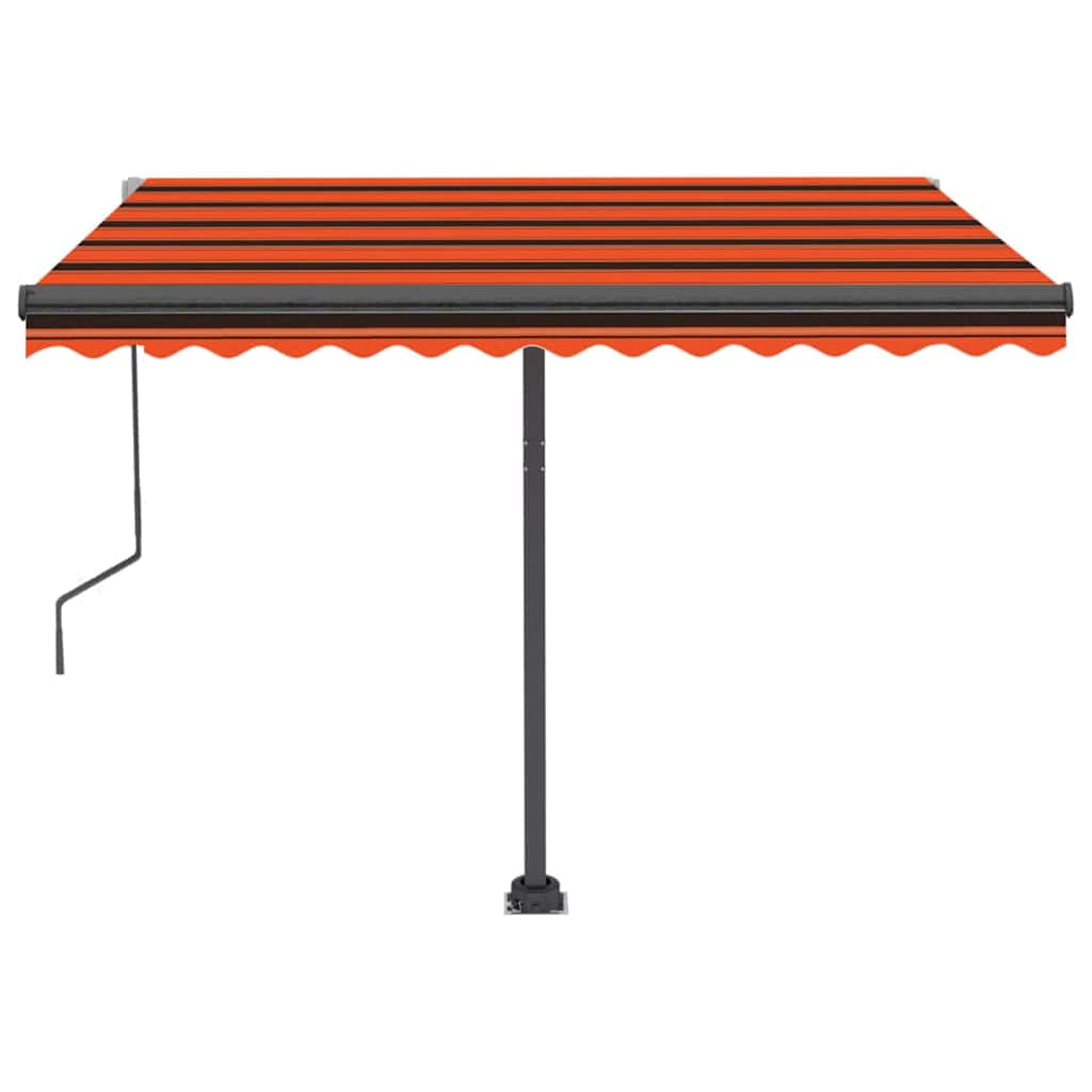 Tenda da Sole Automatica Autoportante 300x250cm Arancio Marrone