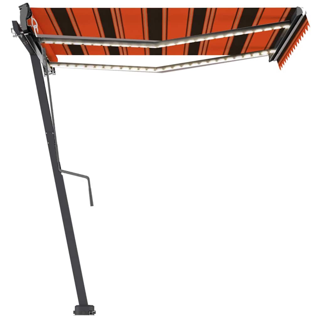 Tenda da Sole Automatica Autoportante 300x250cm Arancio Marrone