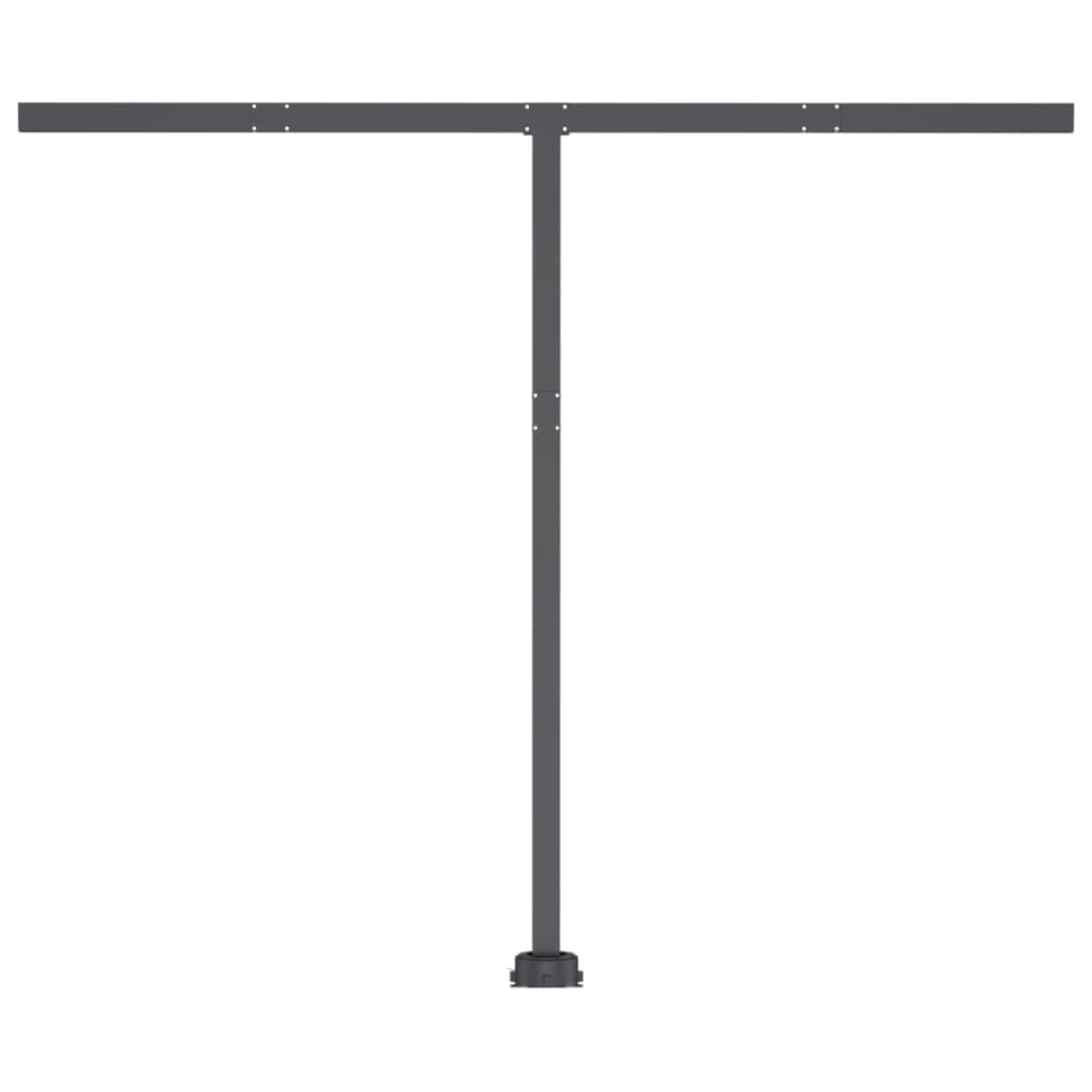 Tenda Automatica Sensore Vento e LED 300x250 cm Arancio Marrone
