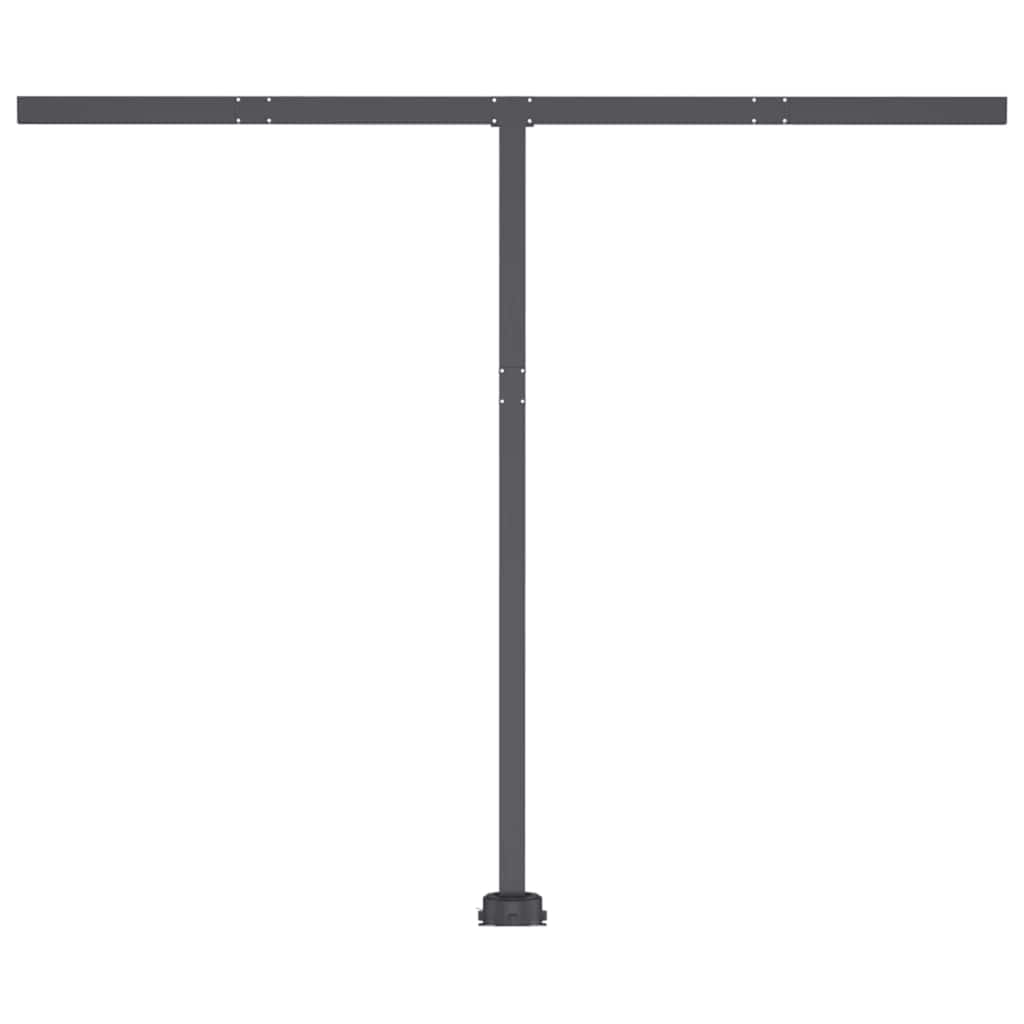 Tenda da Sole Retrattile Manuale con LED 350x250 cm Crema