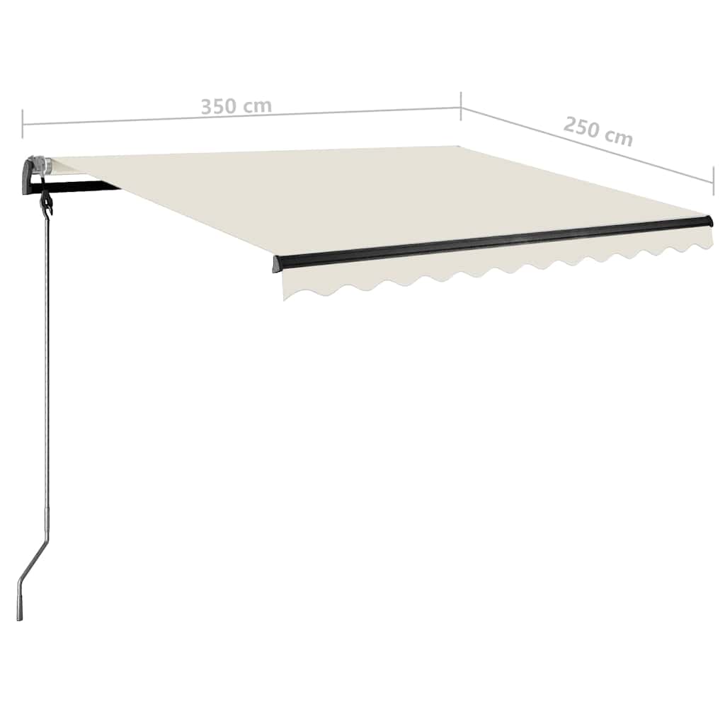 Tenda da Sole Automatica Autoportante 350x250 cm Crema