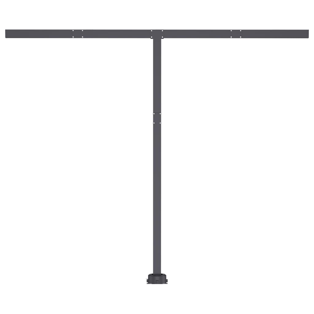 Tenda Automatica Sensore Vento e LED 350x250 cm Gialla Bianca