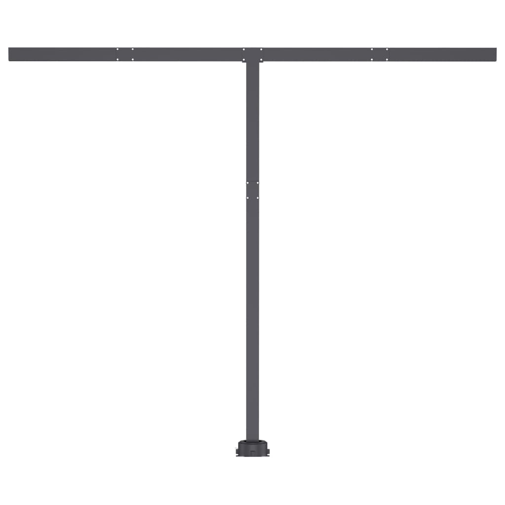 Tenda Automatica Sensore Vento e LED 350x250 cm Arancio Marrone