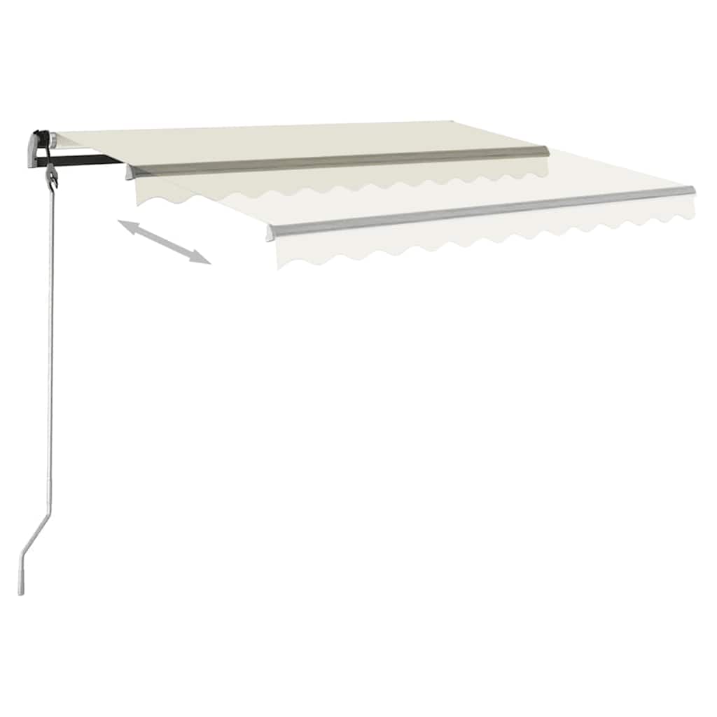 Tenda da Sole Automatica Autoportante 400x300 cm Crema