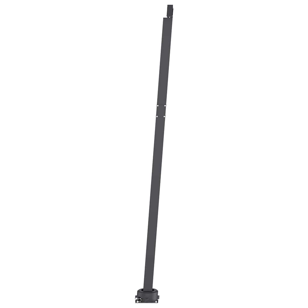 Tenda da Sole Retrattile Manuale LED 450x300 cm Gialla Bianca