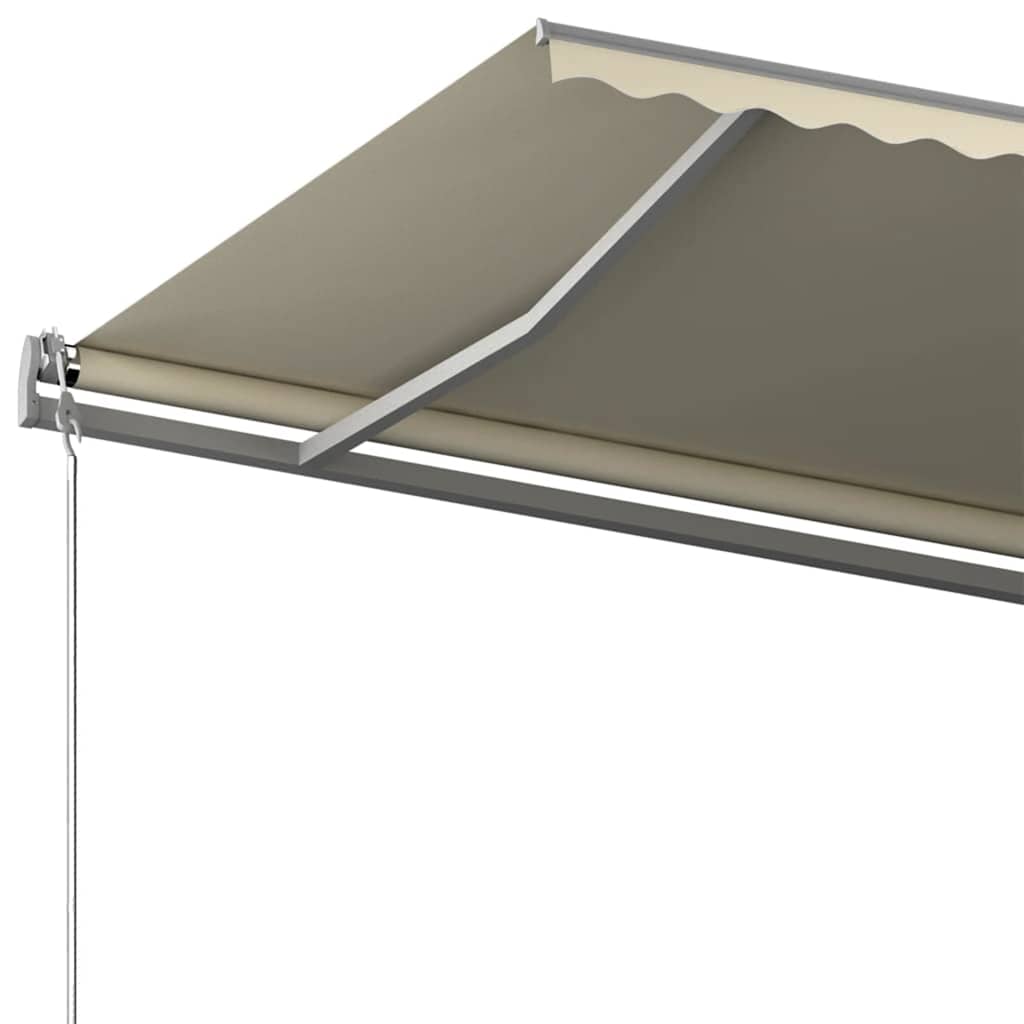 Tenda da Sole Manuale Autoportante 500x300 cm Blu/Bianca