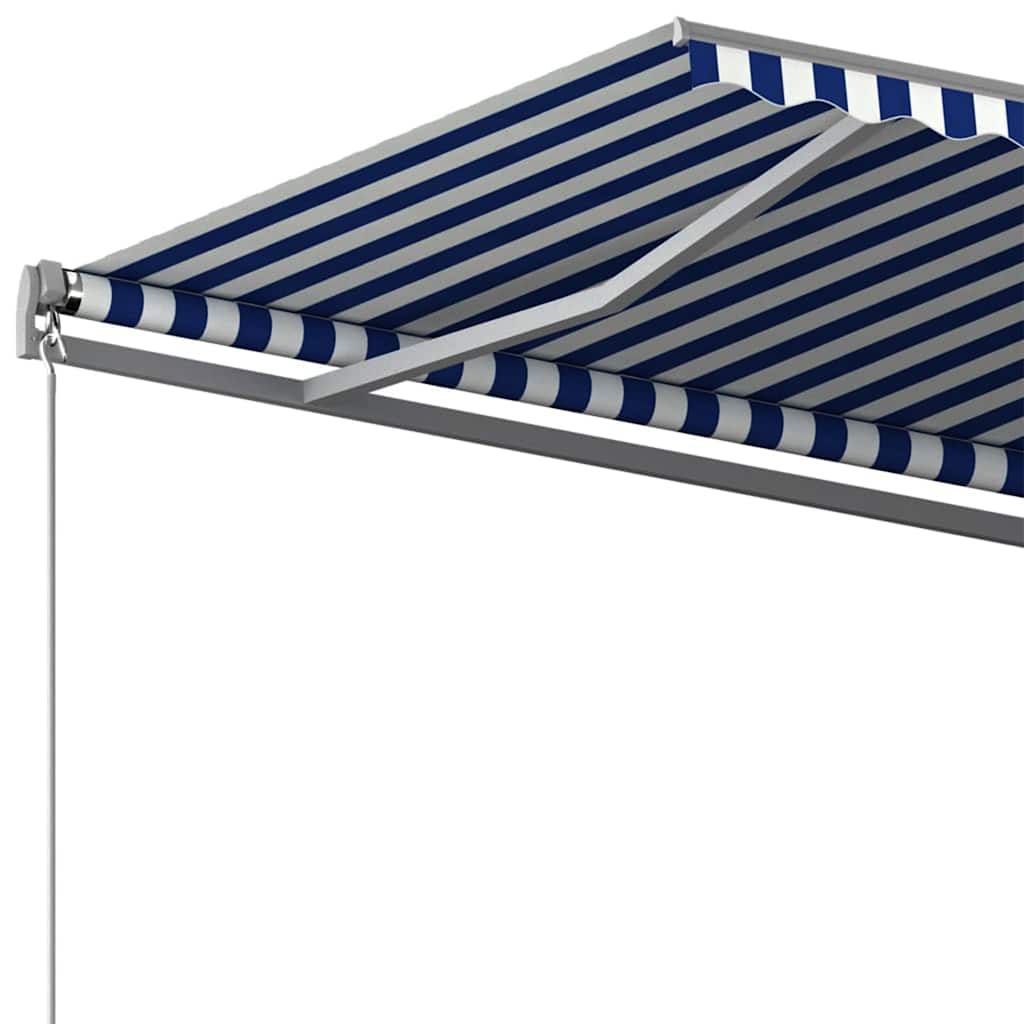 Tenda Retrattile Automatica 500x300 cm Arancione Marrone
