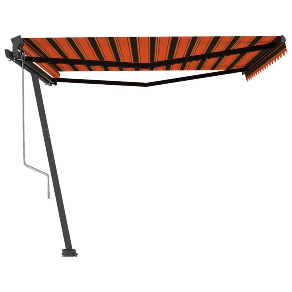 Tenda da Sole Autoportante Automatica 450x350cm Arancio Marrone