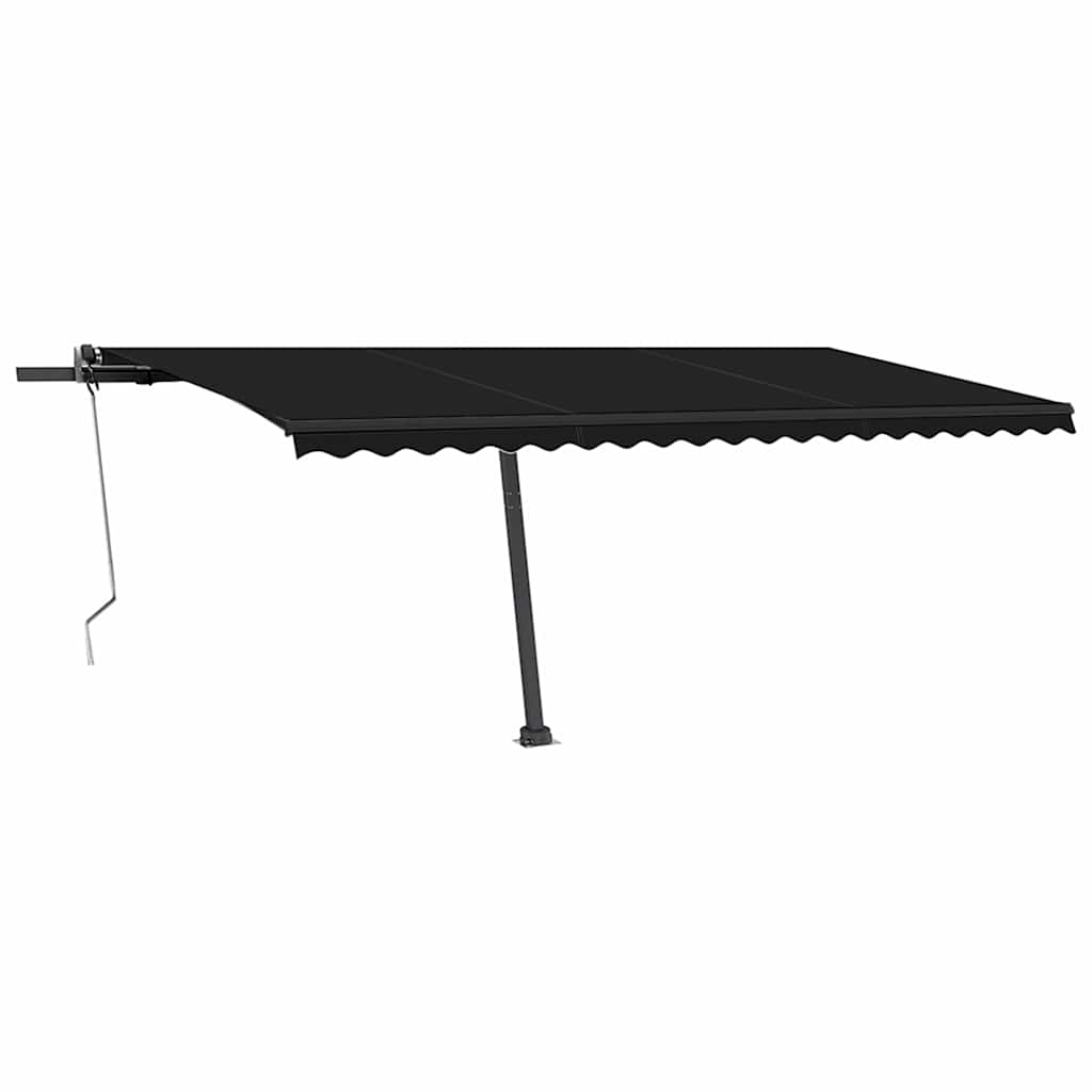Tenda Automatica con Sensore Vento e LED 500x350 cm Antracite