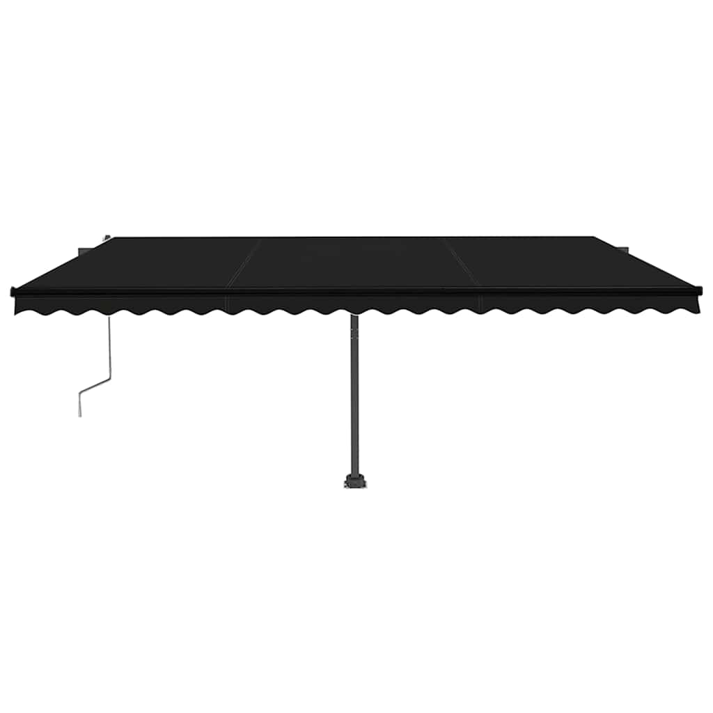 Tenda Automatica con Sensore Vento e LED 500x350 cm Antracite