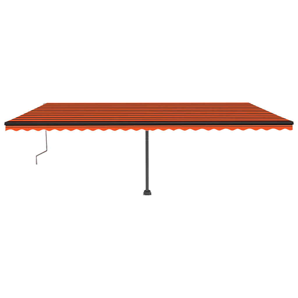 Tenda da Sole Autoportante Automatica 600x350cm Arancio Marrone