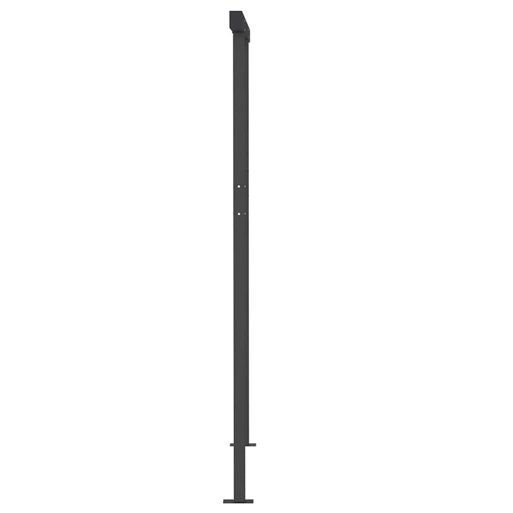 Tenda Automatica Sensore Vento e LED 3,5x2,5 cm Blu e Bianca