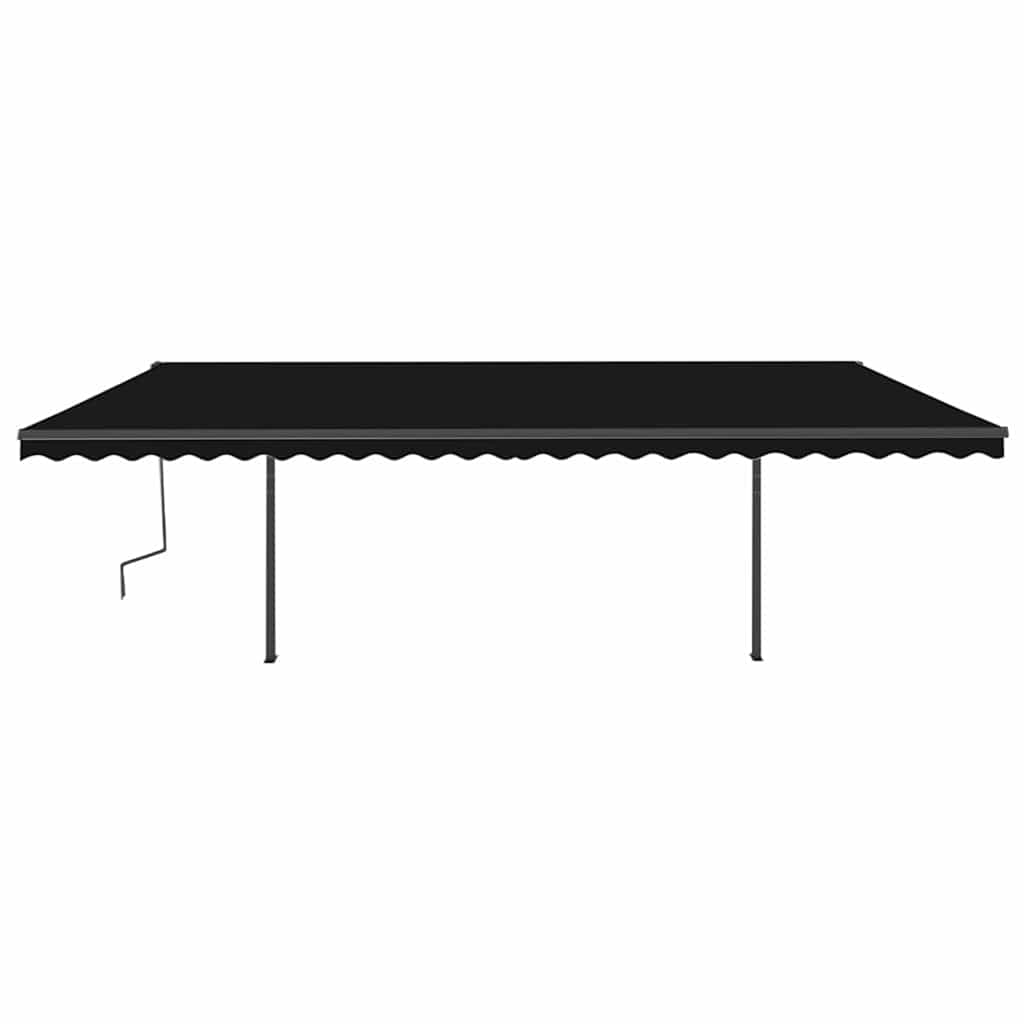 Tenda da Sole Automatica con Sensore Vento e LED 6x3m Antracite