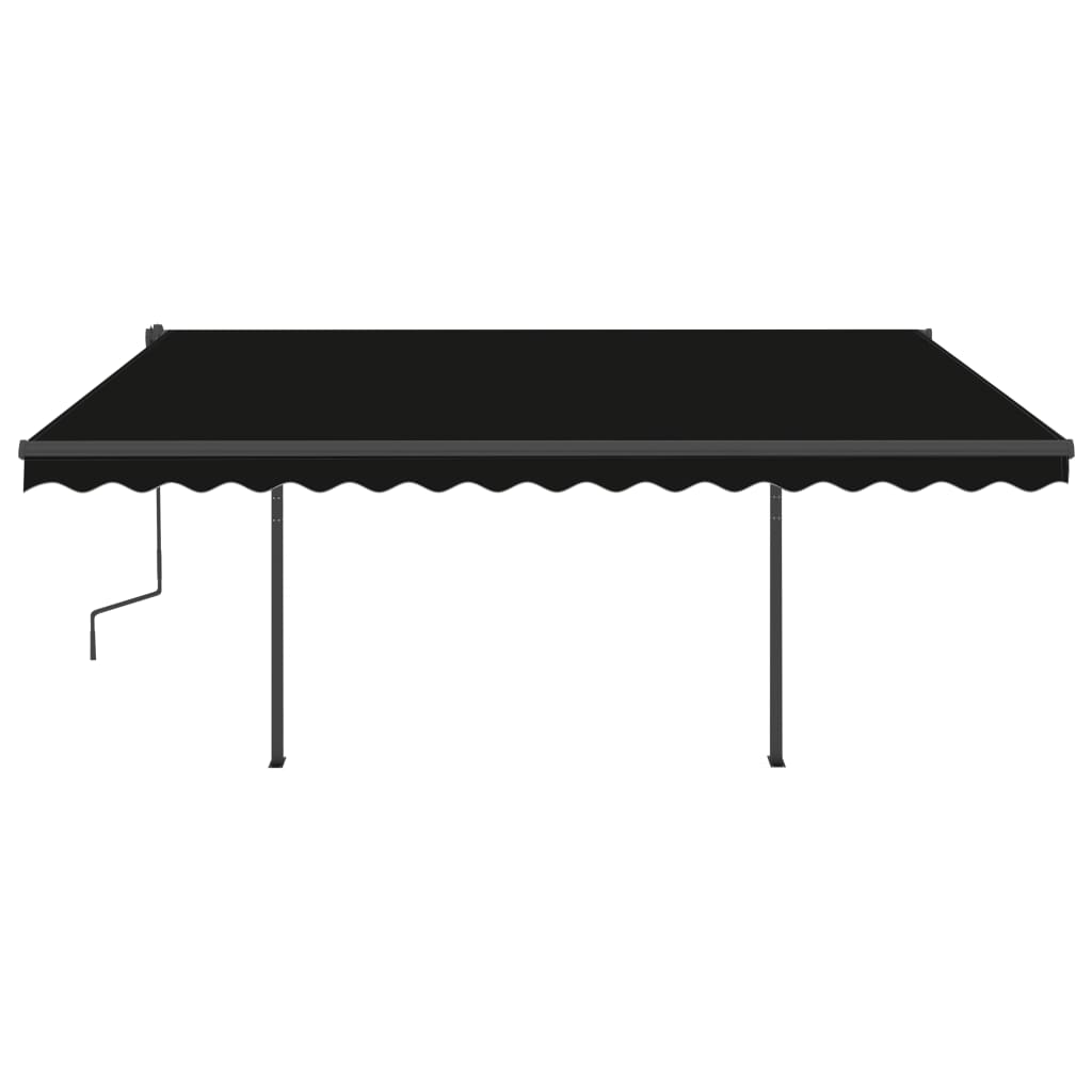 Tenda Automatica con Sensore Vento e LED 4,5x3,5 m Antracite