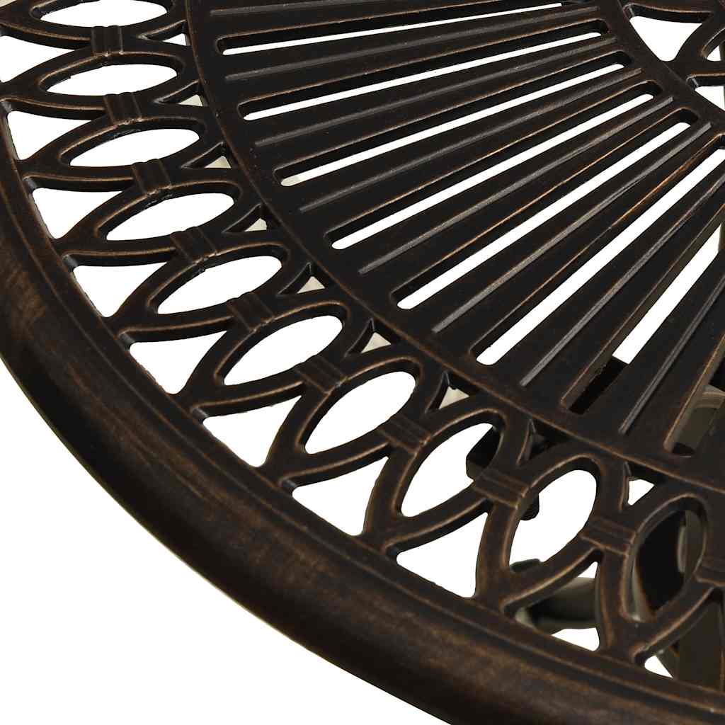 Set da Bistrot 3 pz in Alluminio Pressofuso Bronzo