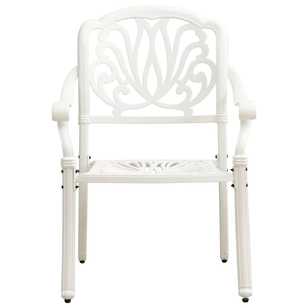 Set da Bistrot 3 pz in Alluminio Pressofuso Bianco